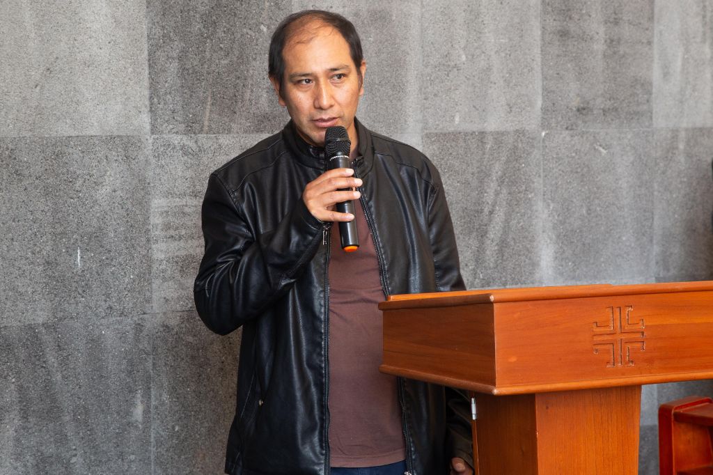 William Ramírez, artesano ayacuchano.