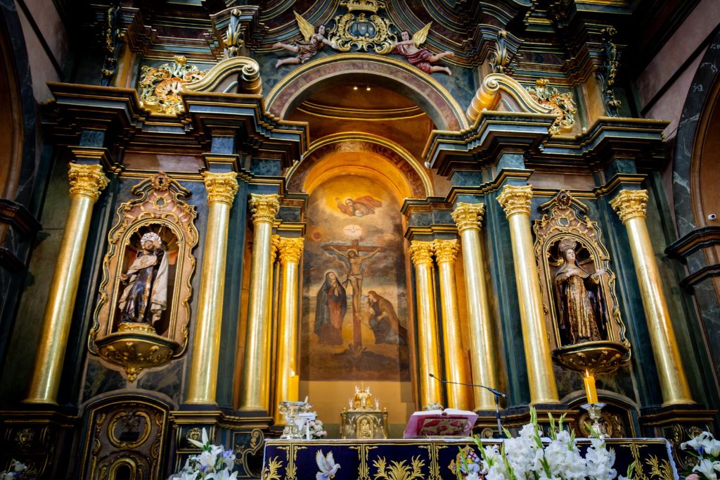 Imagen original del muro del Señor de los Milagros. Santuario de Nazarenas - Lima, Perú.